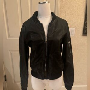 Faux Leather Jacket